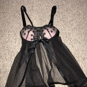 Black never worn intimate top